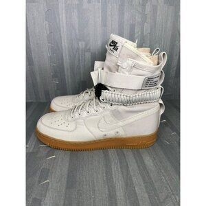 Nike SF AF1 High Air Force 1 Sneakers Light Bone Women Size 11 Gum Bottom